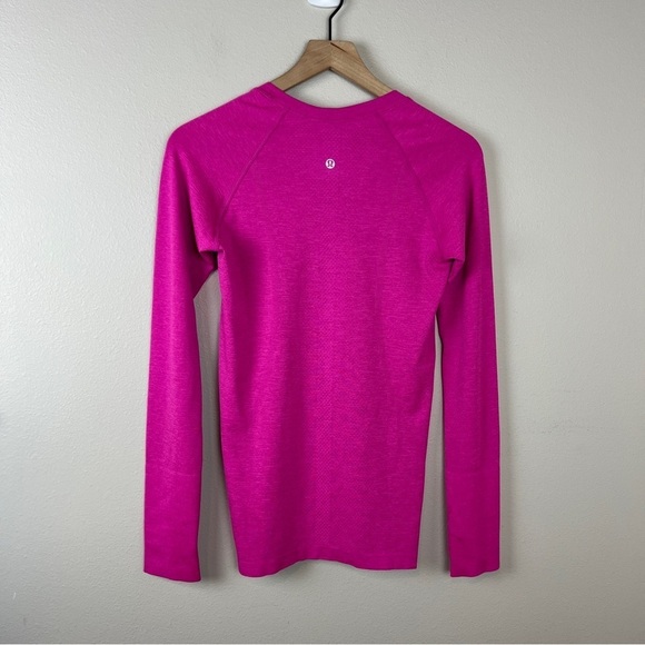 Lululemon Swiftly Tech Long Sleeve Shirt Pow Pink - Picture 3 of 5